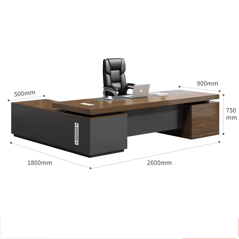 Organiser Desk With Drawer Computer Light Luxury Cabinet Designer Commercial Bureau De Chambre Mesa Vertical Office Furniture
