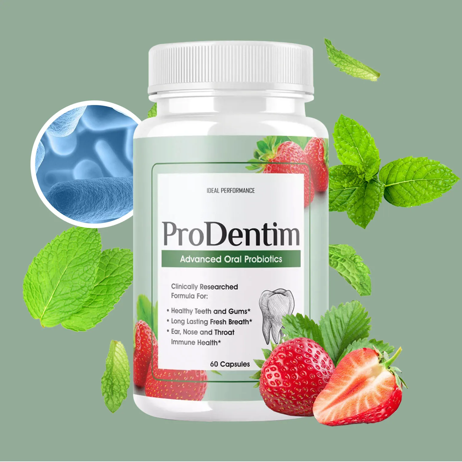 

Advanced Oral Probiotics - Freshens Breath, Whitens Teeth, Promotes Healthy Teeth and Gums, Reduces Bad Breath, Immune support