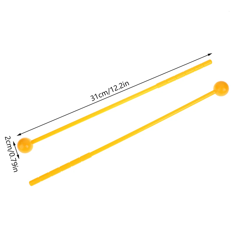 عيدان طبل قرع بلاستيكية للأطفال ، ممرات ، أفخاذ للبالغين ، أطفال ، مطرقة عصا ، آلة موسيقية ، ألعاب ، 2 قطعة