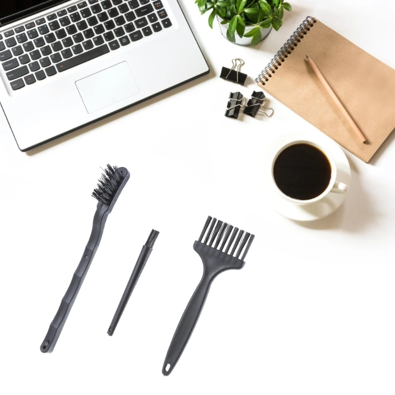 Small Portable Antistatic Brushes Electronics Computer Keyboards Laptop Cleaning Brush Set Hard Hair Brush Dropship