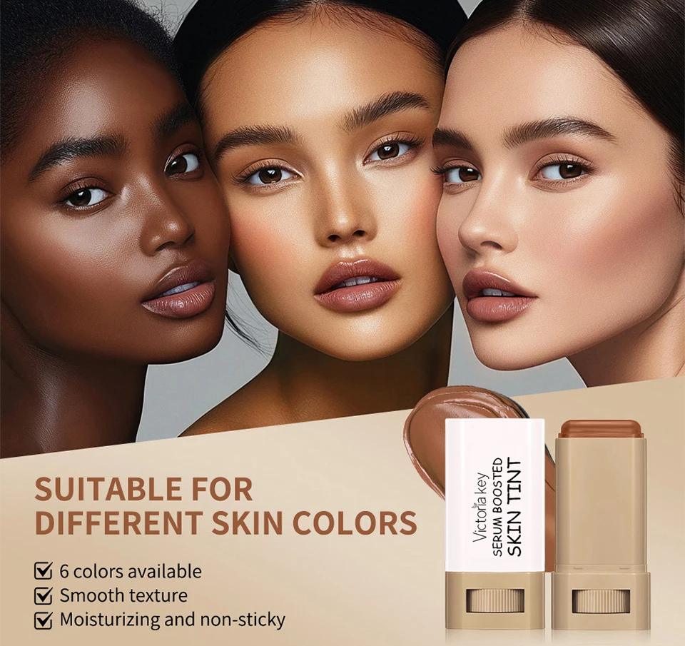 Hydraterende concealer foundation make-up Stick - duurzaam, geschikt voor alle huidtinten, dagelijks en speciale gelegenheden