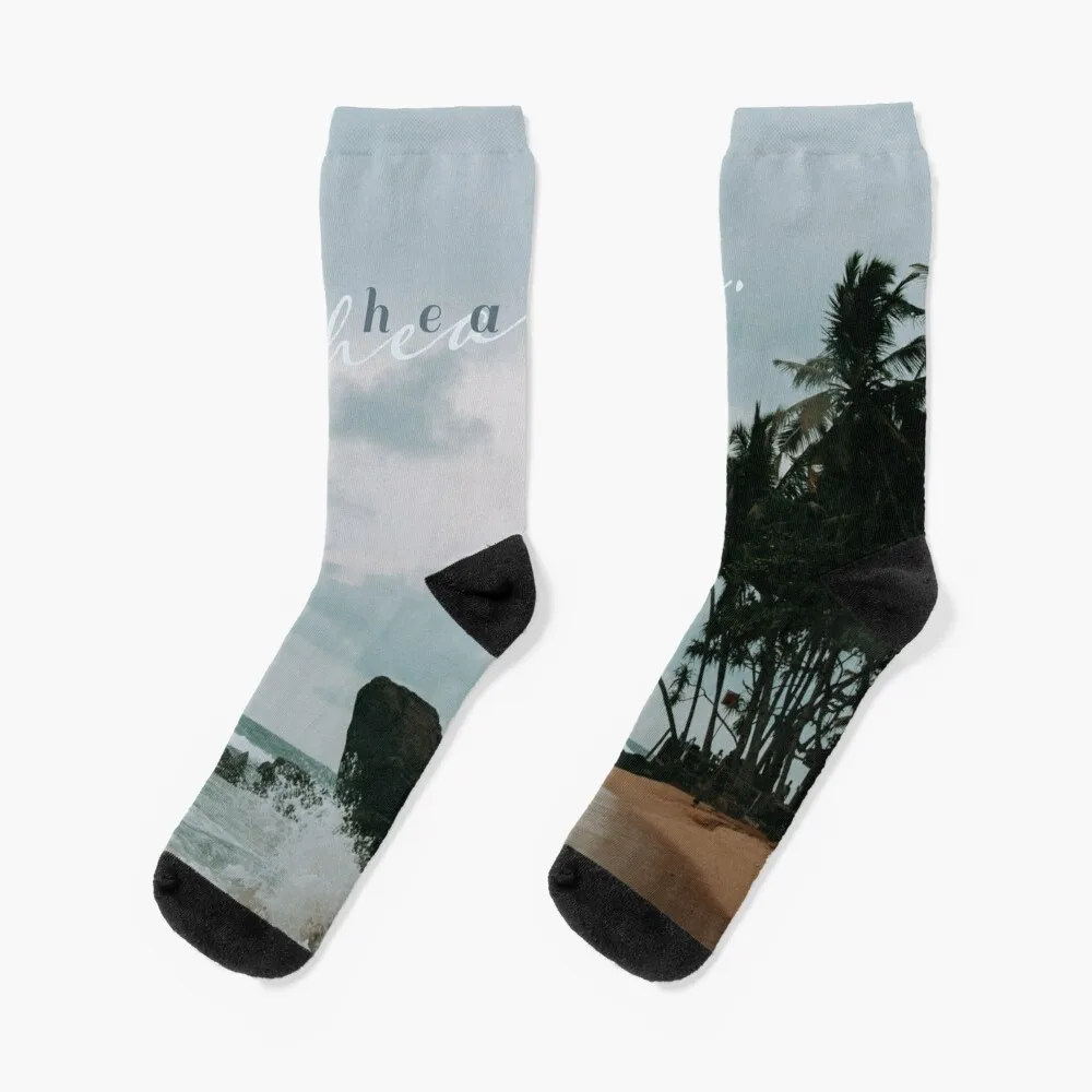 Ocean Beach Heaven - Aesthetic Socks floral Stockings man Boy Child Socks Women's