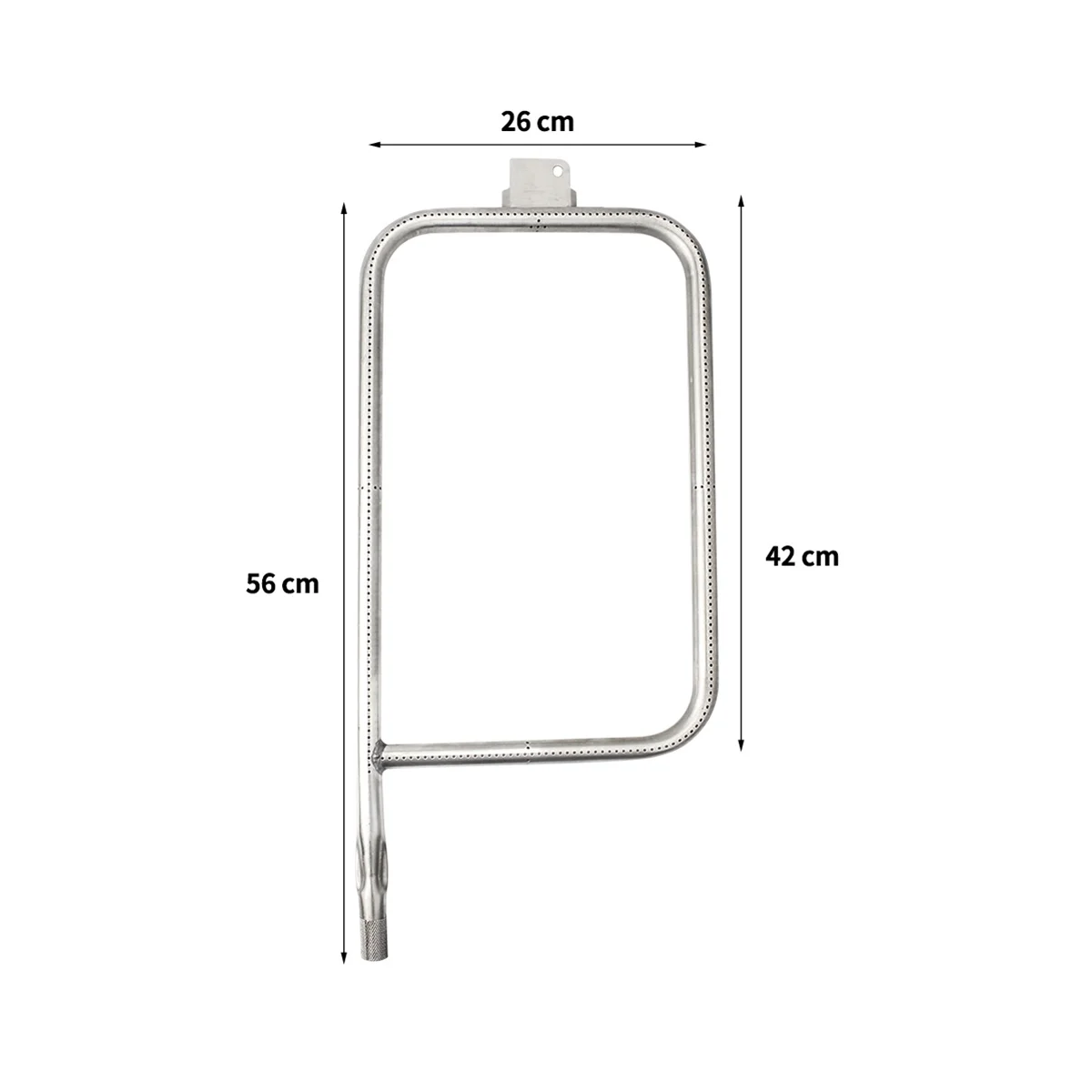 Conjunto de tubo de queimador 65032 compatível com substituição Q300, Q320, Q3000, Q3200 para série Q 60036, 80385, 13122, 404341