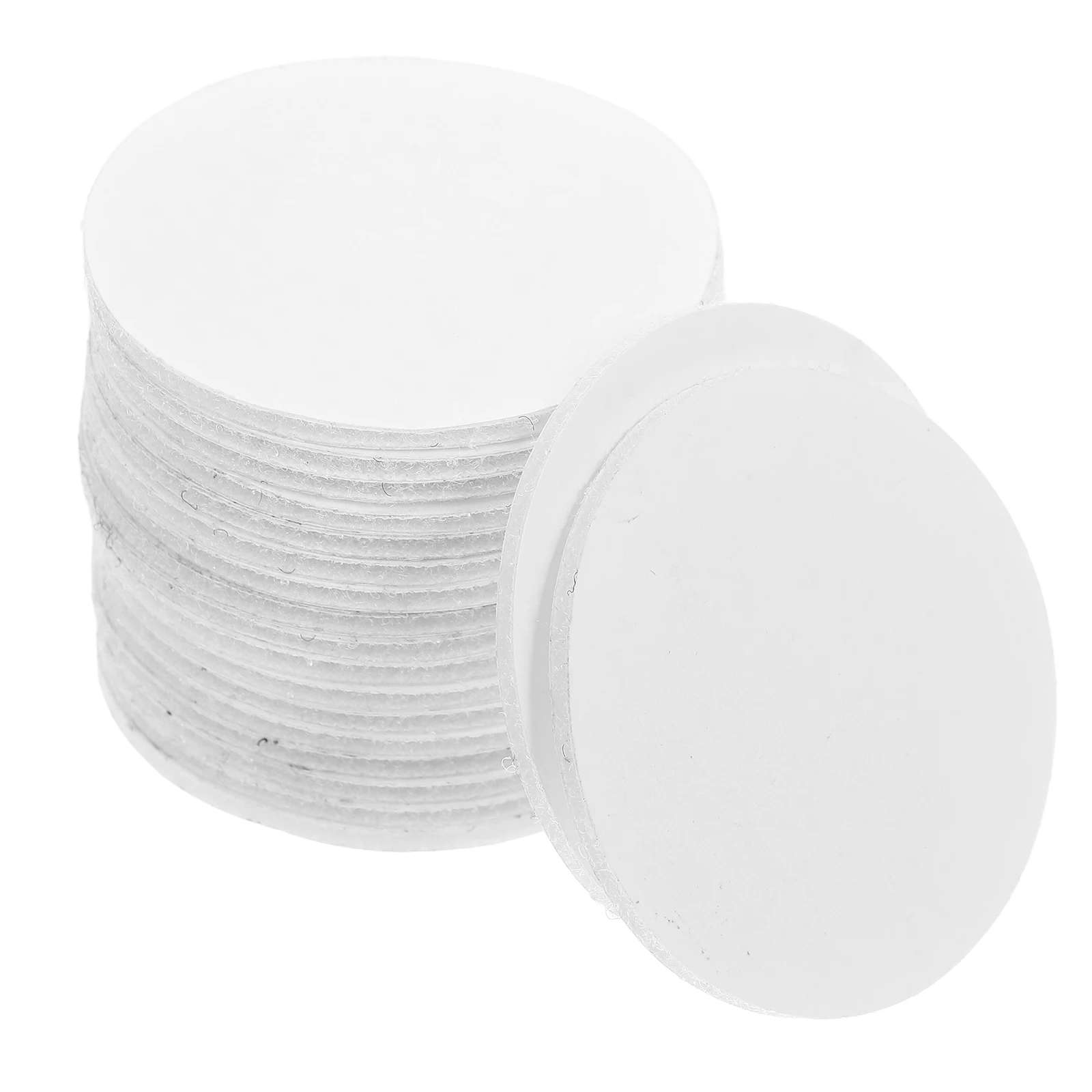 

Heavy Duty Hook Loop Adhesive Dots Strong Stickiness Multipurpose Sticky Fastener Pads For Carpets Bed Sheets White