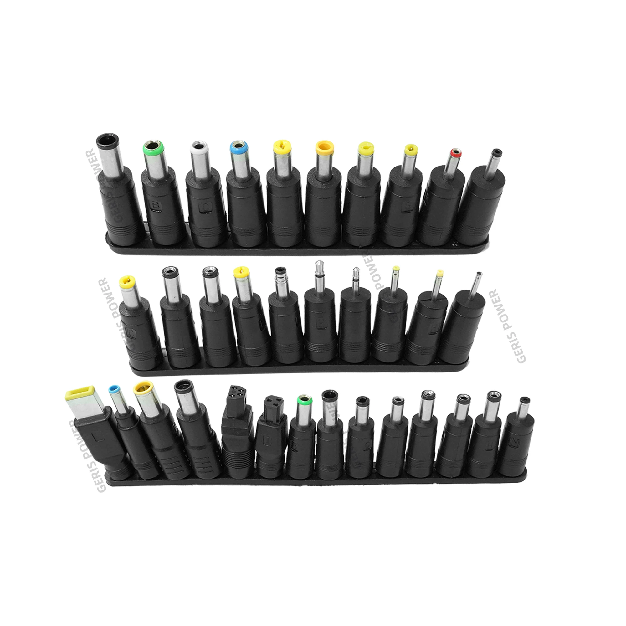 ​34PCS Universal 5.5x2.1mm DC AC Power Adapter Tips Connecto