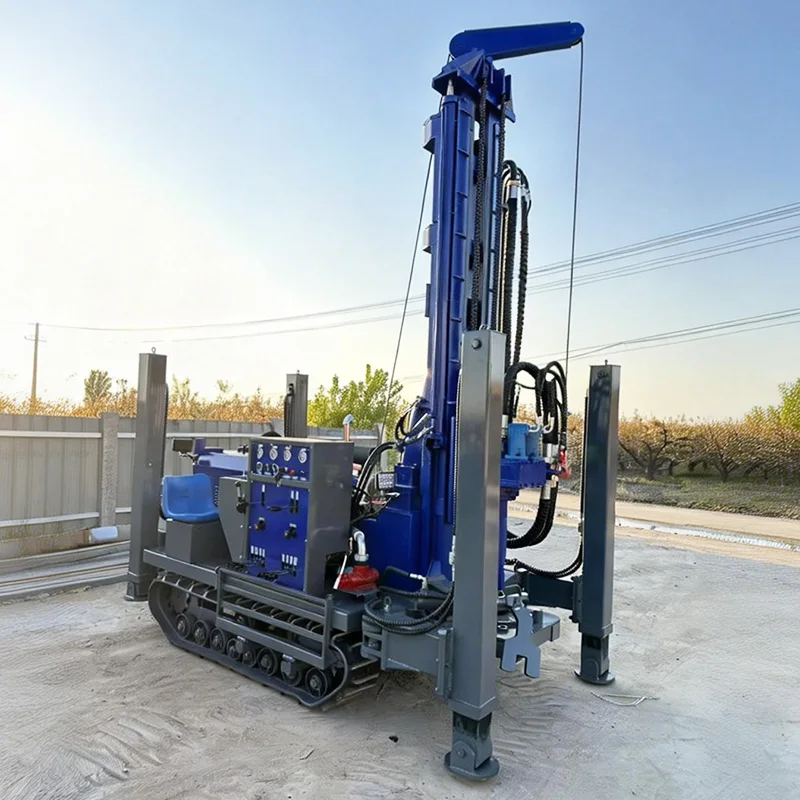 160M All Terrain Portable Diesel Hydraulic Fast Rock Boring Reliable Mobile Geological Exploration Water Well Drilling Rig