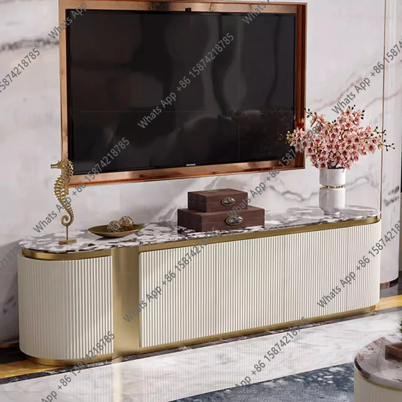 

O European Modern Tv Cabinet Delicacy Nordic Luxury Quality Tv Consoles Cabinet Portable Elegant Meuble Television Salon Furnitu