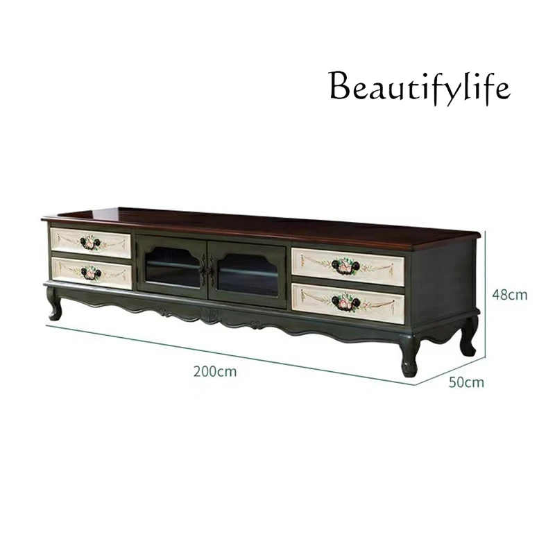 

S decoración Premium Vintage Tv Stand Beauty Design Storage Trendy Tv Stand Classic Modern Tv Schrank Wohnzimmer Living Room Fur