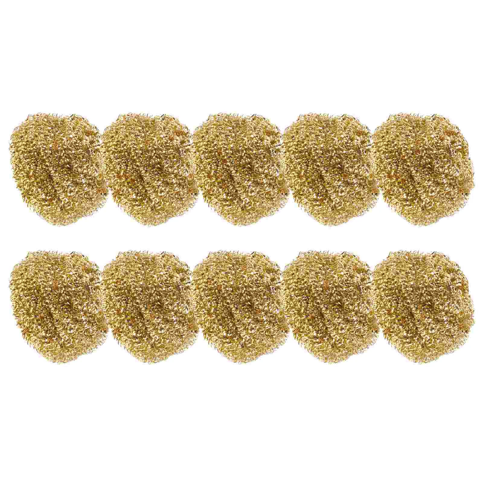 10 Pcs Sponges Soldering Iron Tip Cleaner Brass Cleaning Ball for Irons Wire Copper Nozzle