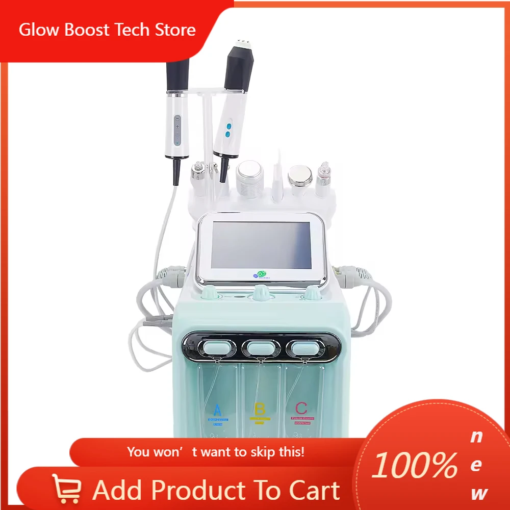 

Портативный аппарат для кислородной терапии 8 в 1 NYBest Sellers, аппарат для гидродермабразии, аппарат для аквапилинга, для домашнего использования