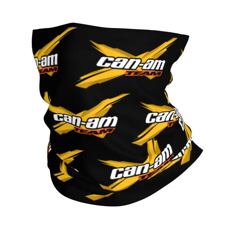 

Custom BRP Can Am Logo Print Bandana Headband Neck Warmer Men Women Winter Motorcycle Hiking Ski Scarf Gaiter Face Cover