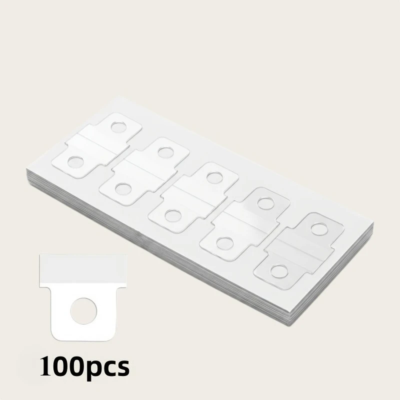 100pcs Self-Adhesive Perforated Reinforcement Stickers,Suitable for Notebooks,Loose-Leaf Binder Supplementary Inner Pages view 5