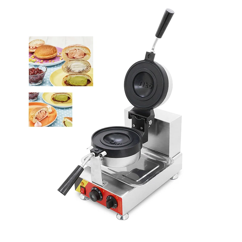 110V/220V comercial helado postre Italia helado Panini prensa sándwich máquina Brioche pan UFO hamburguesa hacer