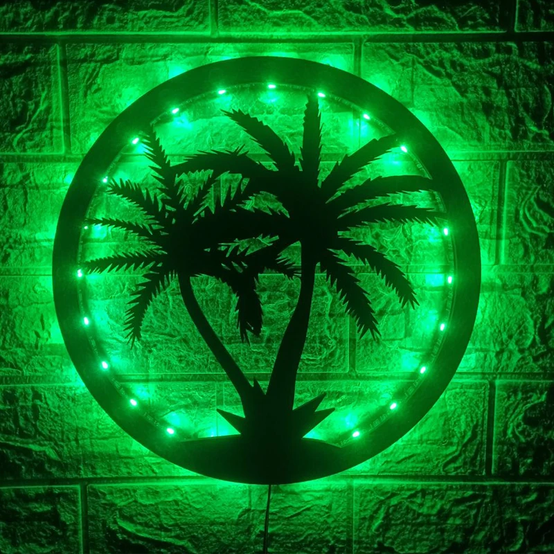 Imagem -04 - Coconut Led Lâmpada de Parede Decoração Parede do Fundo Usb Night Light Controle Remoto 16 Cores Venda Quente Zk50