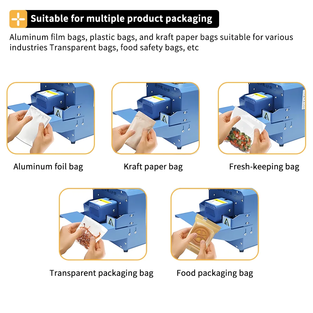 - 50Hz 80-180℃ Heat Sealing Temperature GLF-50 Industrial Temperature Control Speed 300W Heat Roller Speed Sealing Machine