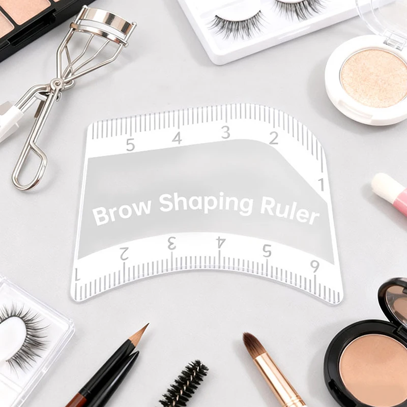 1 قطعة الحاجب رسم الخرائط حاكم الحاجب تشكيل حاكم 1 دقيقة رسم سريع تصميم الحاجب أداة سهلة Microblading تجميل دائم الإستنسل