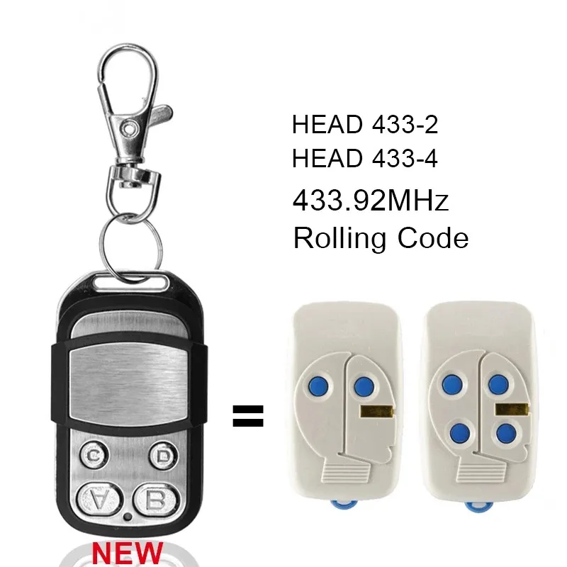 SEA HEAD 433-2 433-4 garage command 433mhz rolling code remote control SEA HEAD handheld transmitter garage door remote control