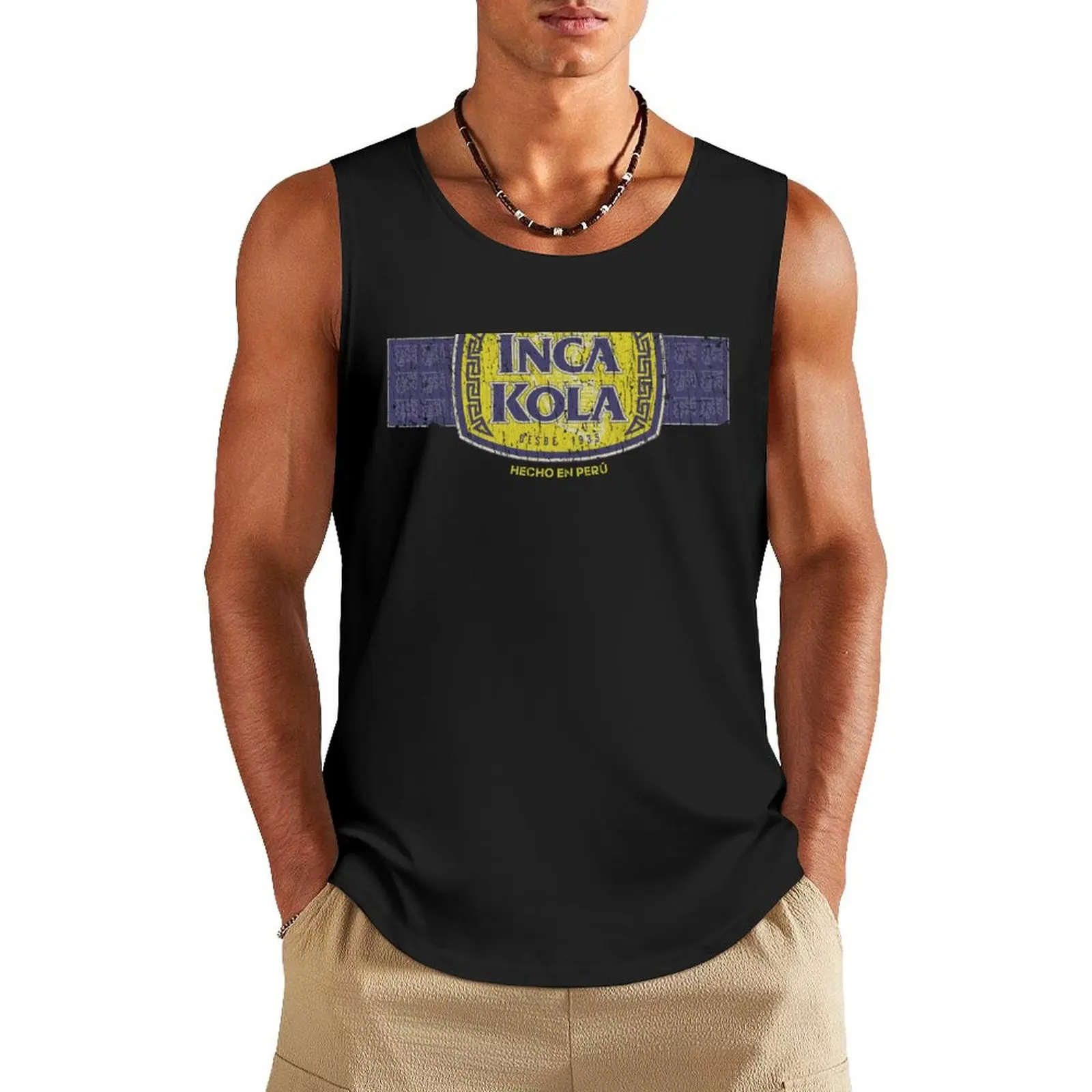 

Inca Kola 1935 Tank Top men clothings sleeveless vests Men's t-shirts