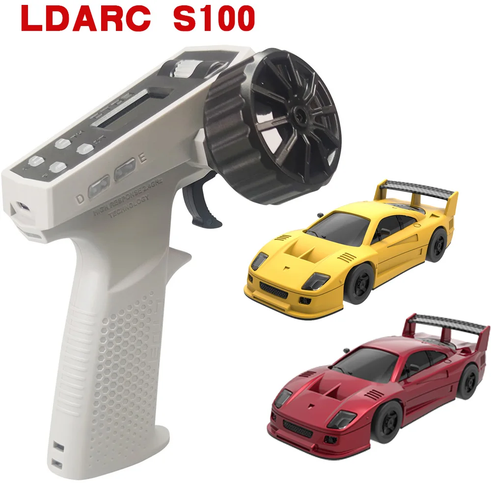 LDARC S100 1:64 полномасштабный 4CH 2,4 ГГц игрушки с дистанционным управлением мини радиоуправляемый автомобиль с приводом заднего колеса радиоуправляемый автомобиль подарки