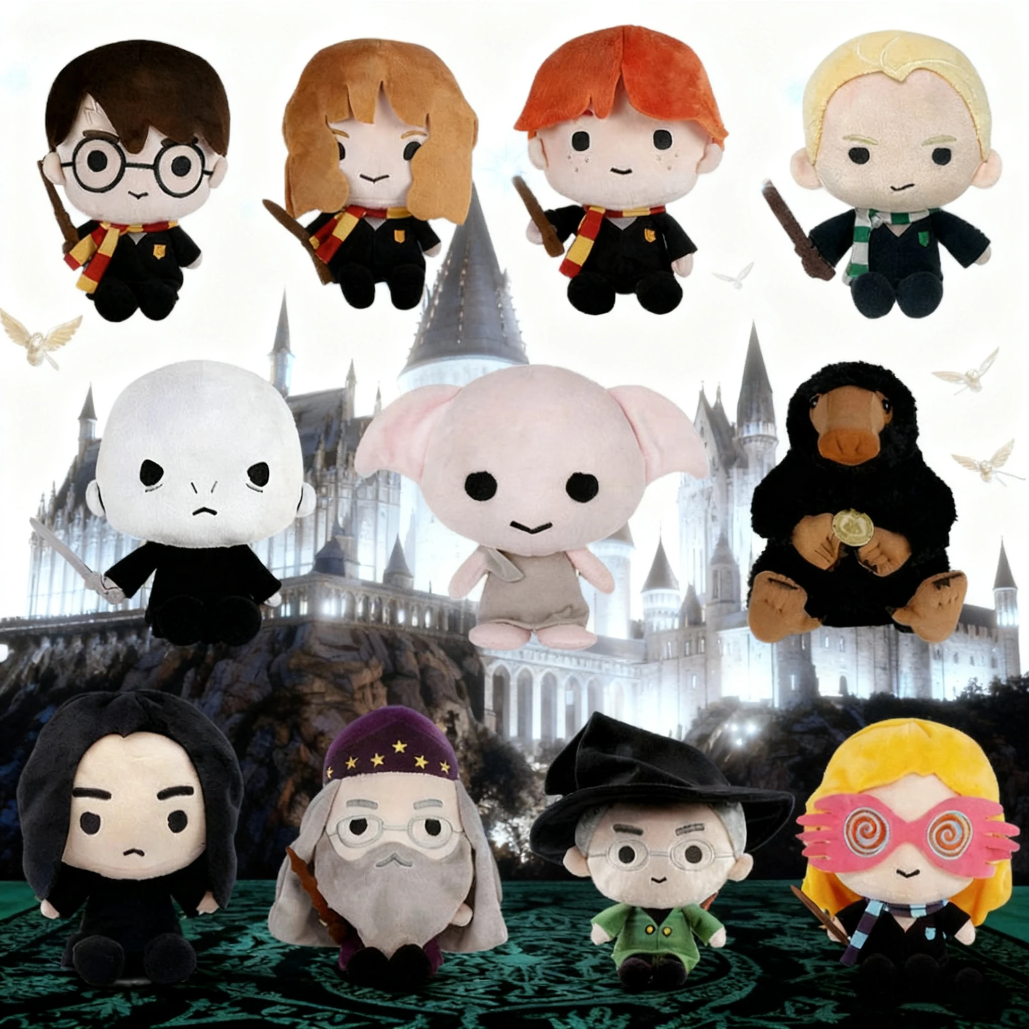 

Гарри Поттер Фантастические Звери Плюшевые Игрушки Гермиона Дамблдора Снейп 20/25 см Оригинальные Милые Мягкие Фильмы ТВ Мягкие Куклы для Детей