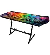 Nuxovilar Stretchy 88 Keys Keyboard Piano Dust Cover, Dust - Proof Elastic Milk Silk with Neon - ...
