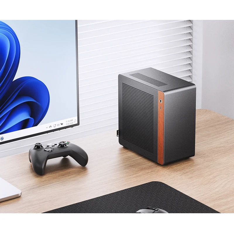 Jonsbo-ミニコンピューターケース,1uフレキシブル電源サポート,itx,n10