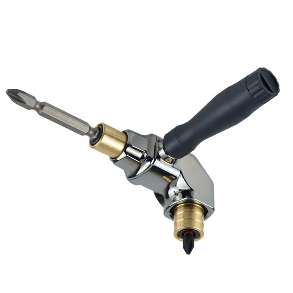 

Drill Bit Corner Adapter 90 Degree Drill Adapter Compact Design Easy To Assemble And Disassemble For Drilling In Corners