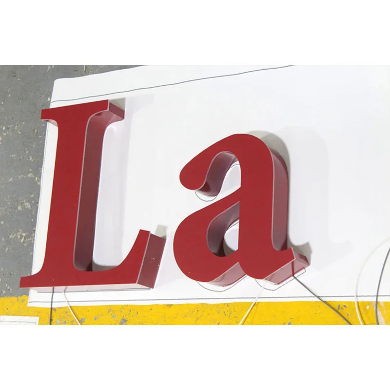 CustomFront luminous characters LED letters shop signs outdoor bright billboard customization