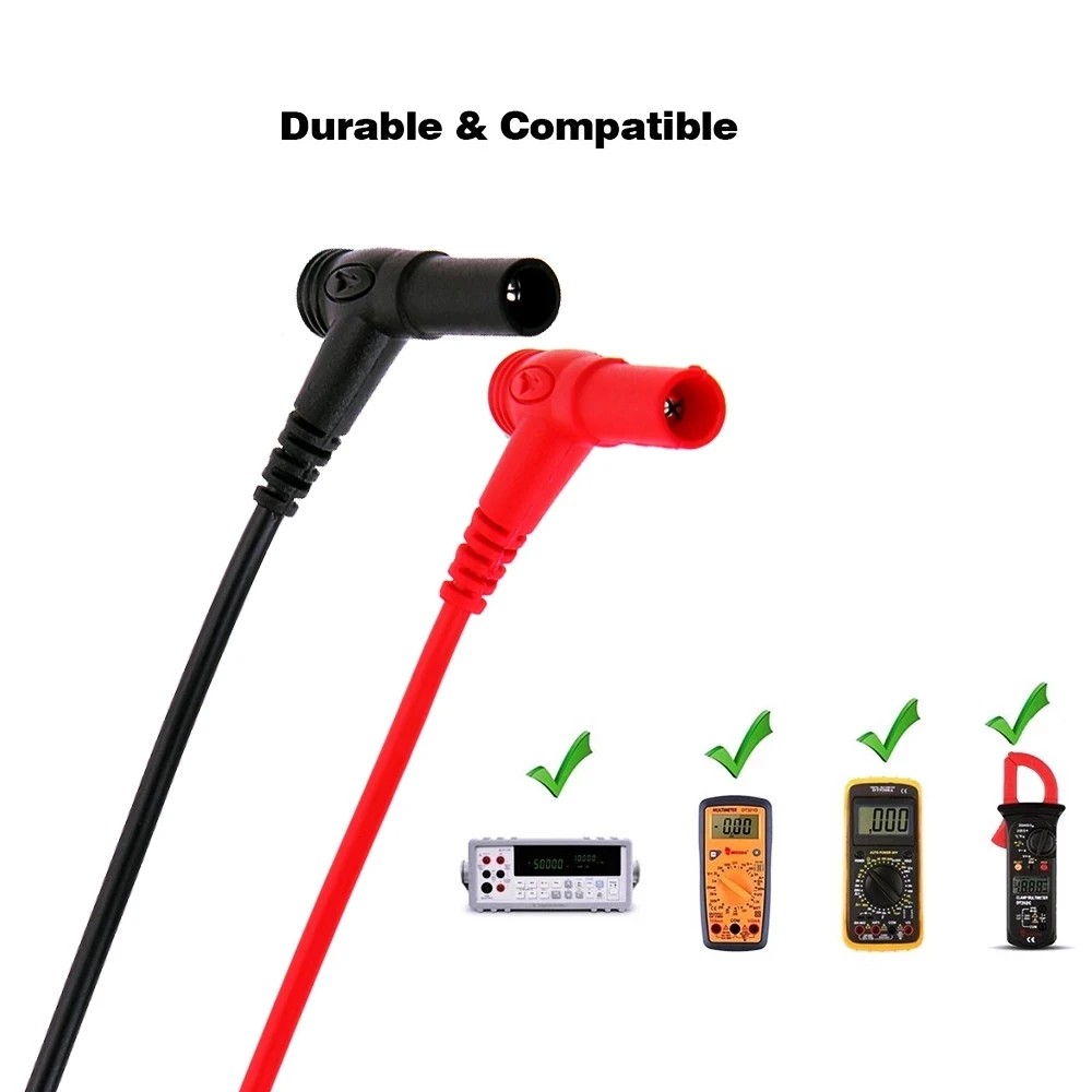 1000V 20A 10A Universal Digital Multimeter Probe Test Leads For Multimeter Feelers Multimeter Wire Cable Pen Tip