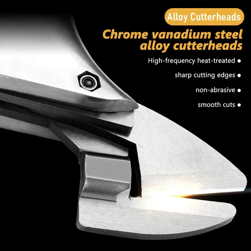 ديوالت الكهربائية فرش مقص كهربائي اللاسلكي صفائح حديد التشذيب مقص عالية الكربون الصلب شفرة أدوات القطع المعدنية #3