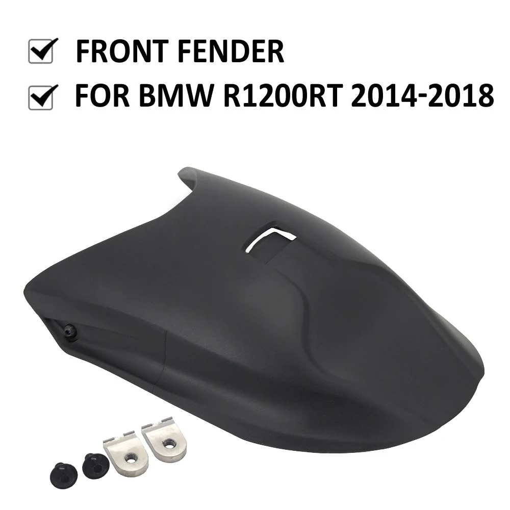 Motorcycle Black Front Fender Extended Protective Cover Suitable For BMW R1200RT 2014-2018R1250RT 2018-2020