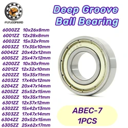 1pcs 6001ZZ Bearing 12x28x8 mm ABEC-7 Chrome Steel 6000 6200 6002 6003 6004 6005 6201 ZZ High Quality Deep Groove Ball Bearings