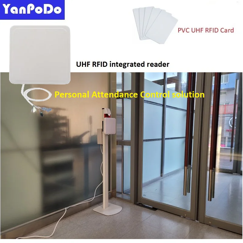 Yanpodo 중간 범위 rfid 리더 1-4m 액세스 제어 ip65 rs232 rs485 wg26 인터페이스 주차 요금 체계용 무료 C++ SDK
