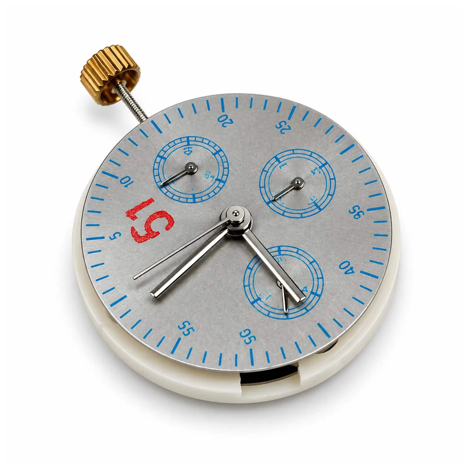 For ETA7753 Chronograph Automatic Watch Movement 30mm 28,800bph Chronograph For ETA 7753 7750 Watch Movement Replacement