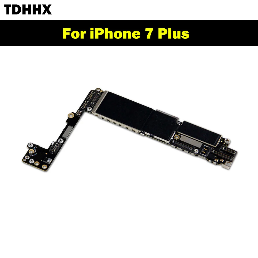 اللوحة الرئيسية مع/بدون معرف اللمس لهاتف iPhone 7 Plus 128G 256GB اللوحة الأم لوحة منطق iCloud النظيفة تعمل بشريحة SIM المادية تمامًا