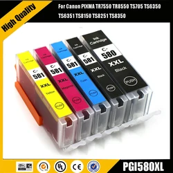 einkshop PGI-580 CLI-581XL 580 Ink Cartridge Compatible For Canon PIXMA TR7550 TR8550 TS705 TS6350 TS6351 TS8150 TS8251 TS8350