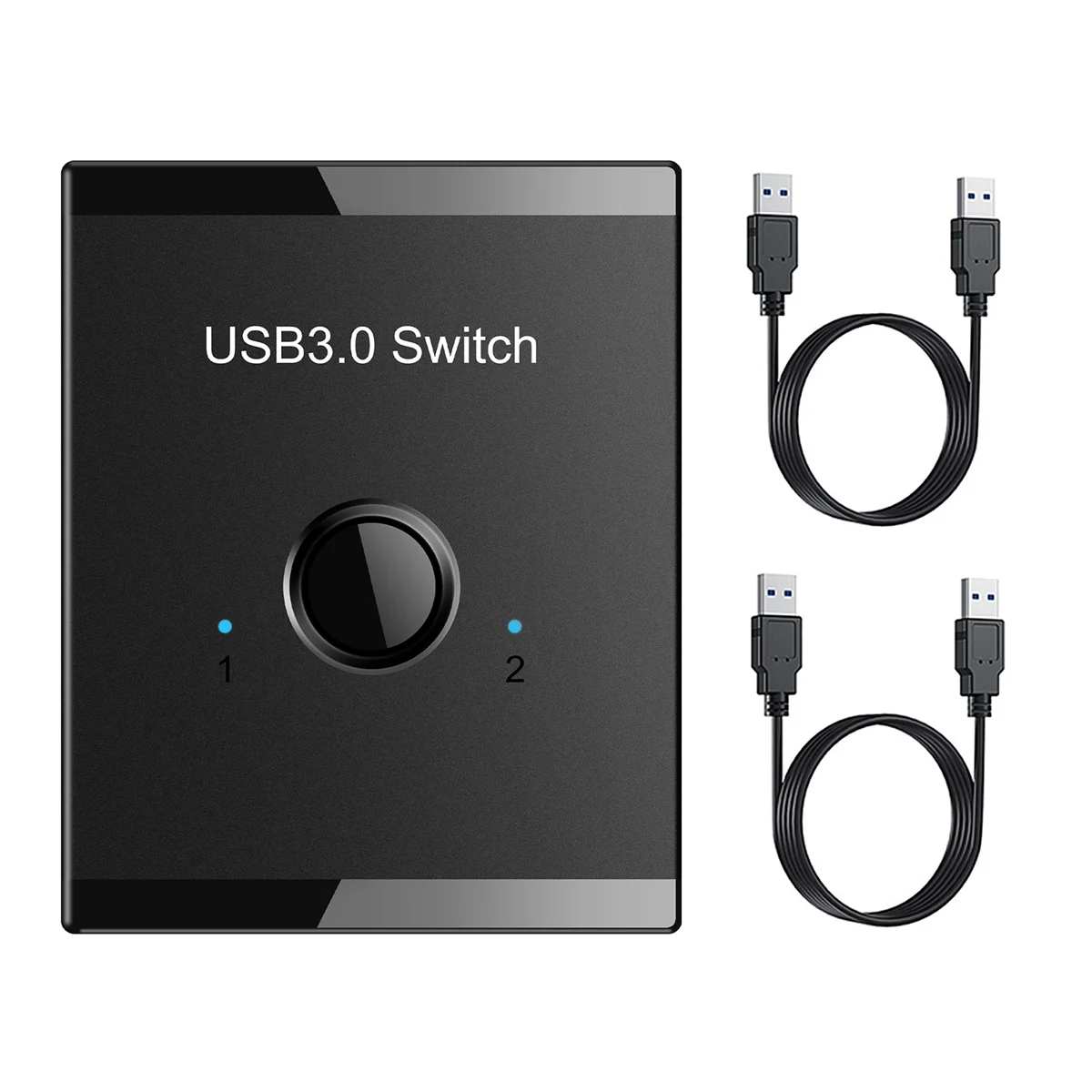 

USB Switch KVM USB HUB 3.0 Switcher Selector KVM Switch for PC Keyboard Mouse Printer 1 PC Sharing 2 Devices USB Switch