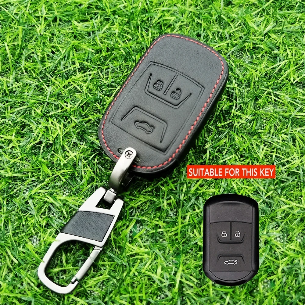 Car Remote Key Fob Cover for Chery Tiggo 3 5X 4 8 Glx 7 2019 2020 Arrizo for Cheri Tiggo 8 Case Holder Protector Accessories