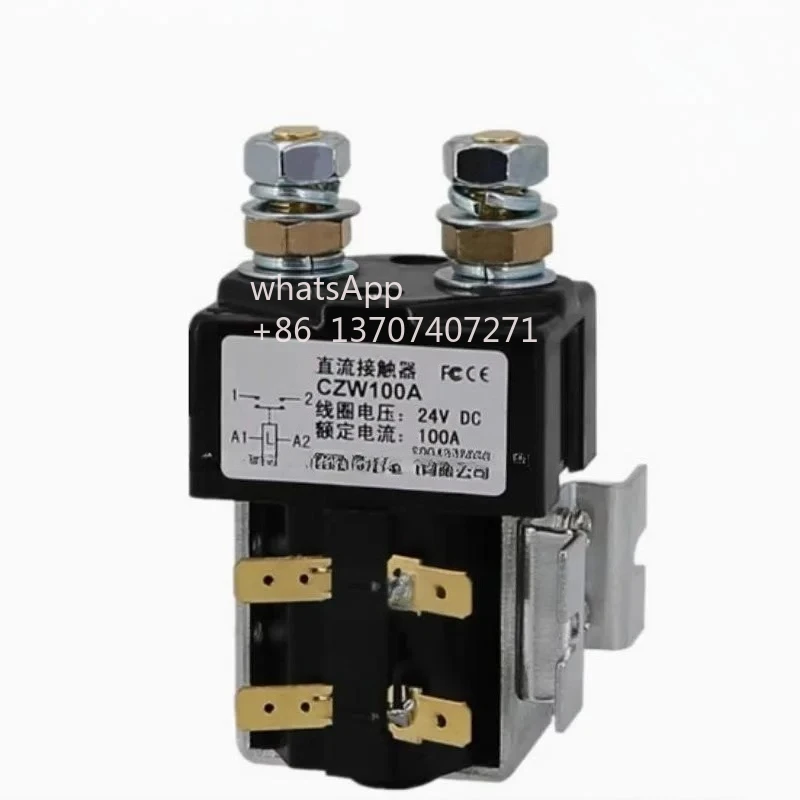 

1 PCS CZW400A DC Contactor 1NO Relay 12V 24V 36V 48V 60V 72V 84V 120V 400A For Car Electric Forklift Trucks Ships Battery
