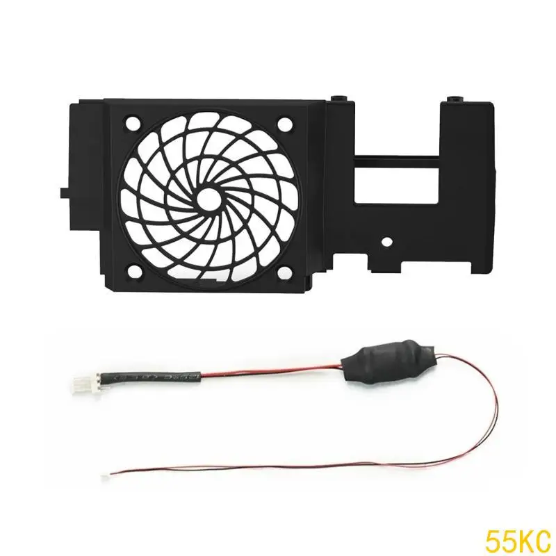 

55KC Cooling Fan & Bracket for Fat Game Console Replacement Gaming Accessories