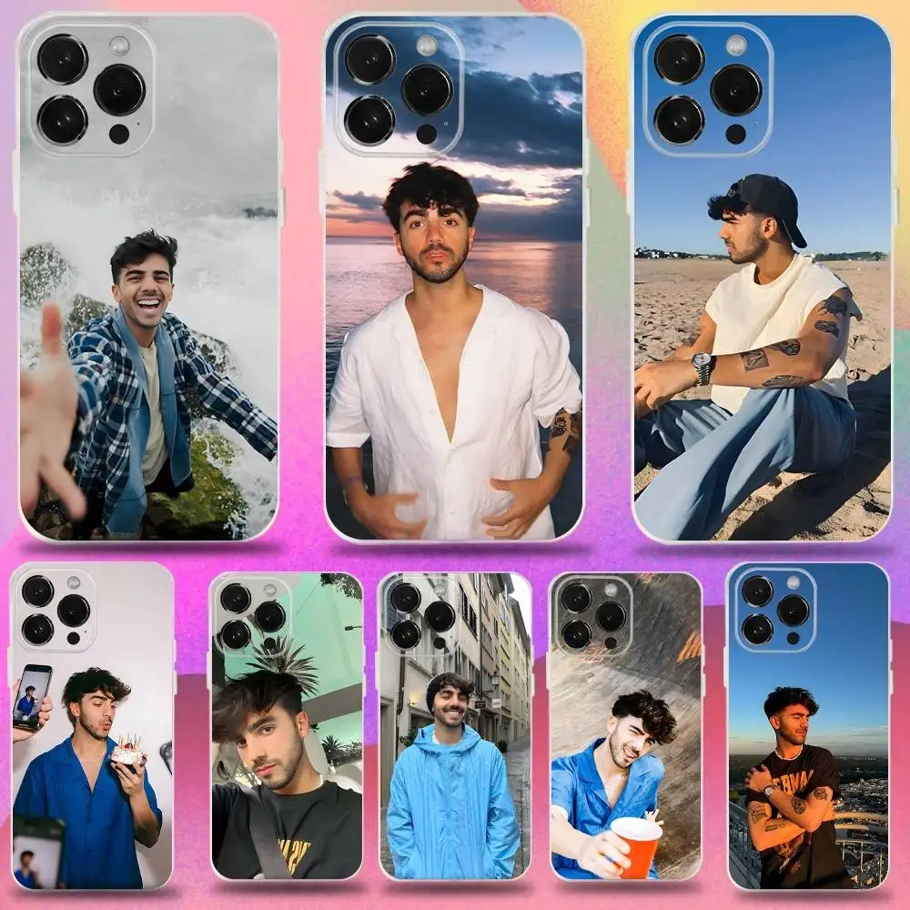 

Singer Federico F-Fede Vigevani Phone Case For iPhone 16,15,14,13,12,11 Pro,Max,Plus,X,XS,XR,SE,Mini Transparent Silicone Soft