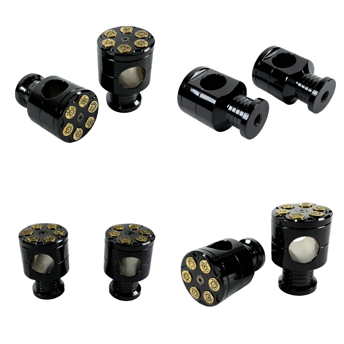 Motorcycle 1 inch Handlebar Riser Clamp Aluminum For Harley Custom Springer Bobber Chopper Handle Bar Touring Dyna Xl883 1200