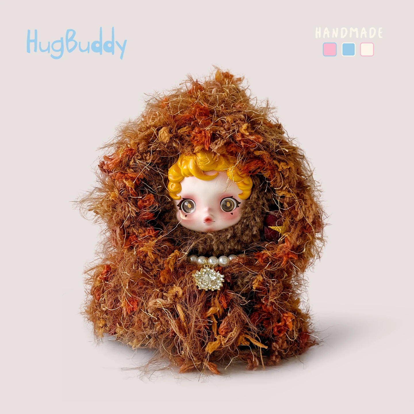 Prinsesstijl poppenkleding en hoofddekselset Kinderverkleedsetheaterkostuums Knuffelaccessoires voor creatief spelen