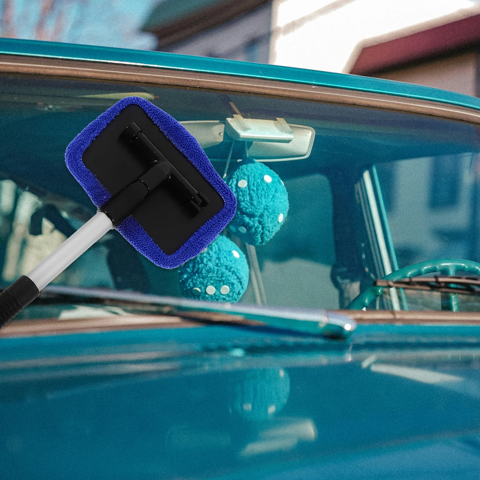 

Cleaning Brush Set Car Windshield Cleaner Tool Telescopic Pole Squeegee Replacement Cloth Bottle Kit Window Wiper Auto Glass