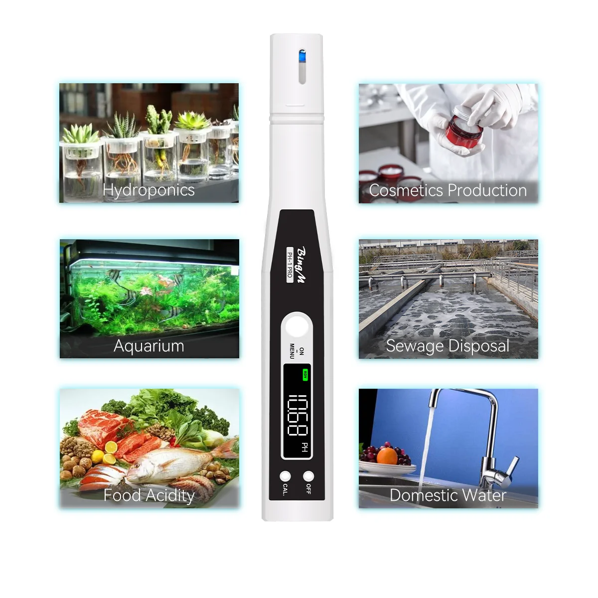 

Портативный измеритель качества воды TULX PH1 Pro: стабильные показания, звуковое оповещение, подсветка, водонепроницаемость, высокая точность