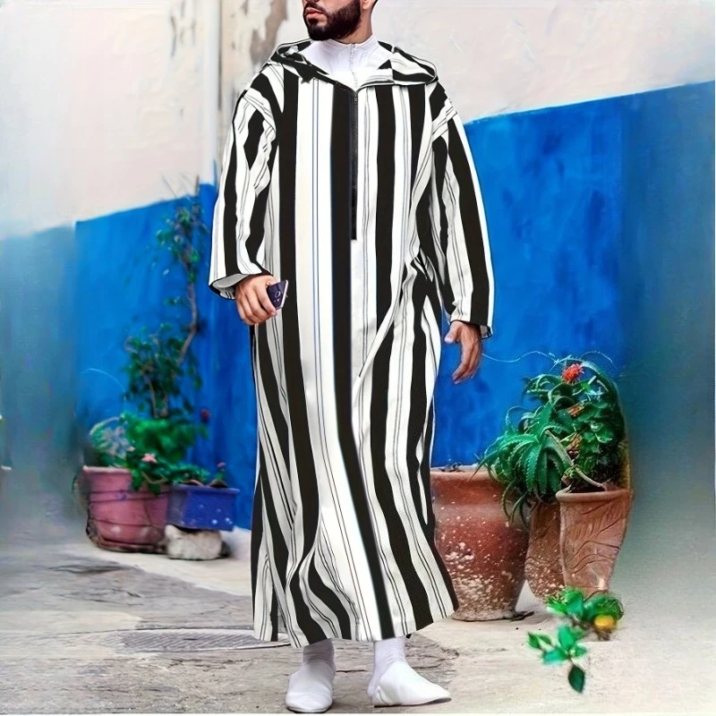 

Muslim Men Clothing Kaftan Robes Pakistan Traditional Ethnic Loose Middle East Arab Abaya Turkish Dress Dubai Islam