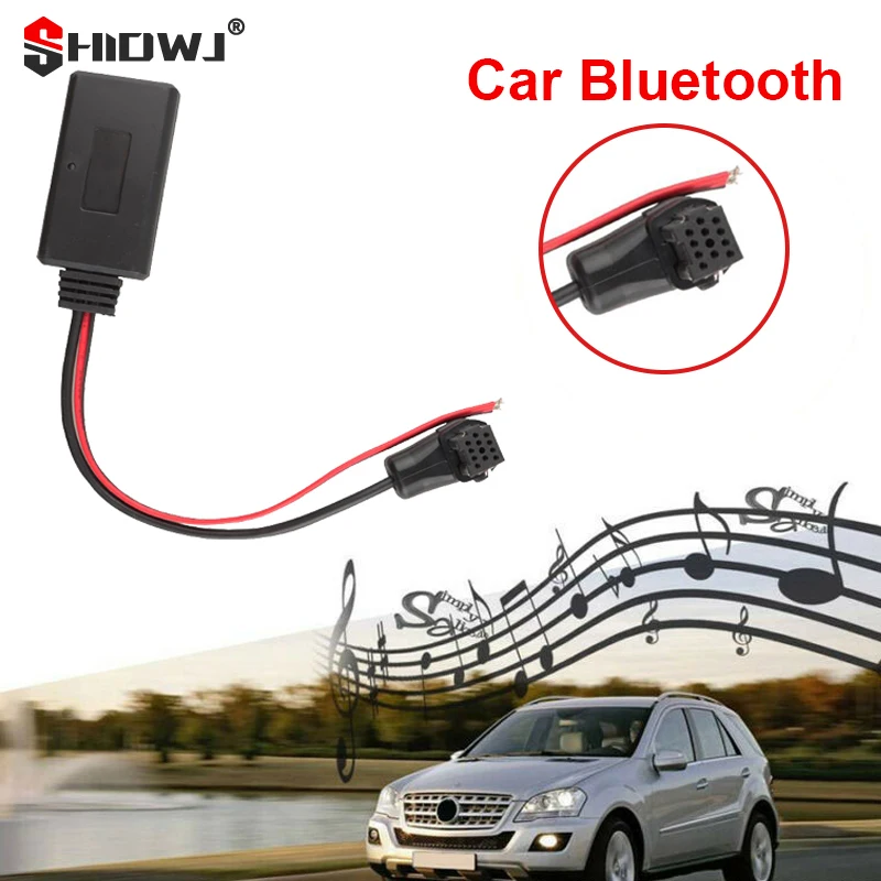 

Bluetooth 5.0 Audio Aux-in Cable Adapter Car Bluetooth Audio Receiver For PIONEER Radio IP-BUS 12Pin Aux Receiver Adapter