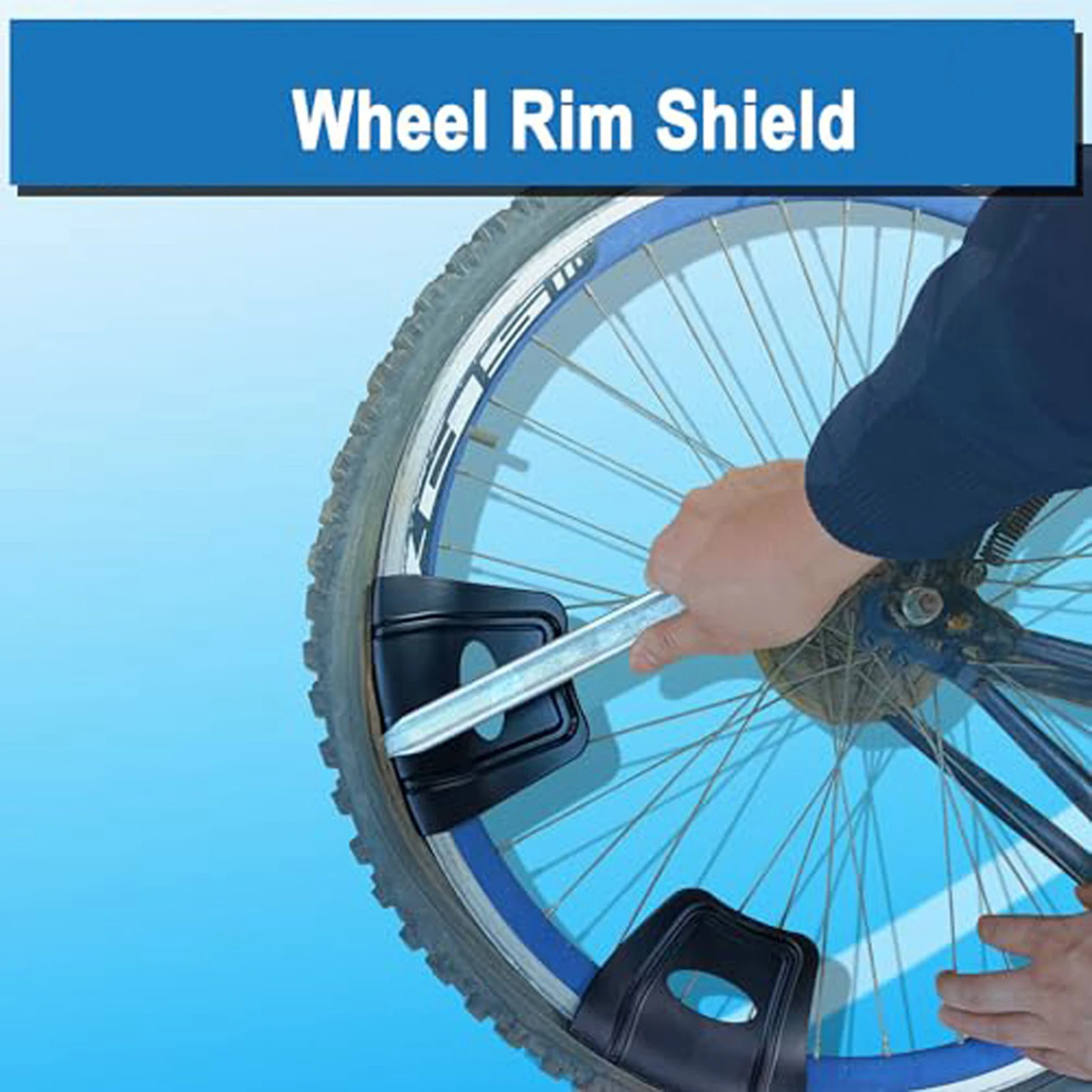 2Pcs Wheel Rim Protectors Universal Tire Installation Guards Edge Savers for Motorcycle Dirt Bike, Tire & Wheel Repairing Tools