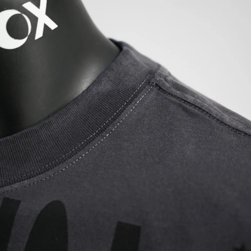 Retro letter printed short sleeved T-shirt for men, vintage, washed, summer street fashion, casual, loose and handsome top