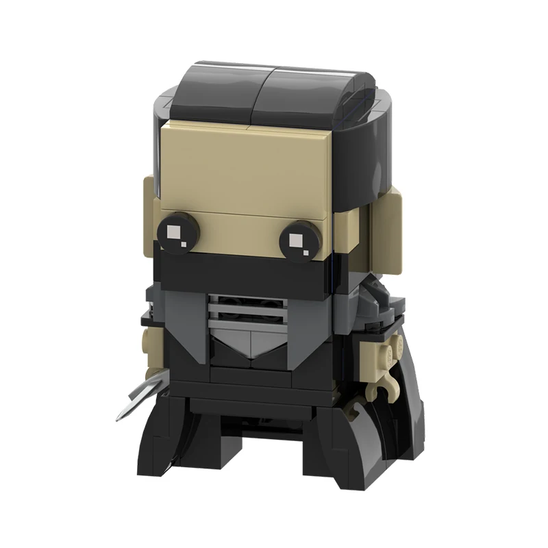 134pcs MOC Brickheadz Jon Snow Game Thrones Model Building Festival Gifts Blocks Architecture Assemble Toys DIY Creative Idea